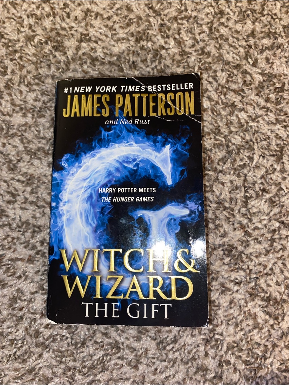 Scholastic Witch & Wizard Paperback — Blue and Gold Cover